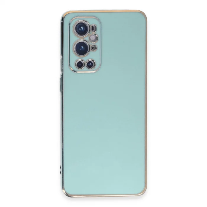 BUĞZ One Plus 9 Pro Kılıf Volet Silikon - Açık Yeşil