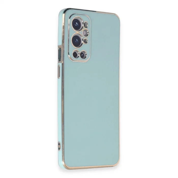 BUĞZ One Plus 9 Pro Kılıf Volet Silikon - Açık Yeşil
