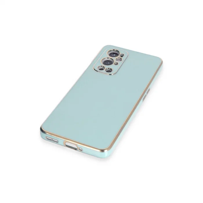 BUĞZ One Plus 9 Pro Kılıf Volet Silikon - Açık Yeşil