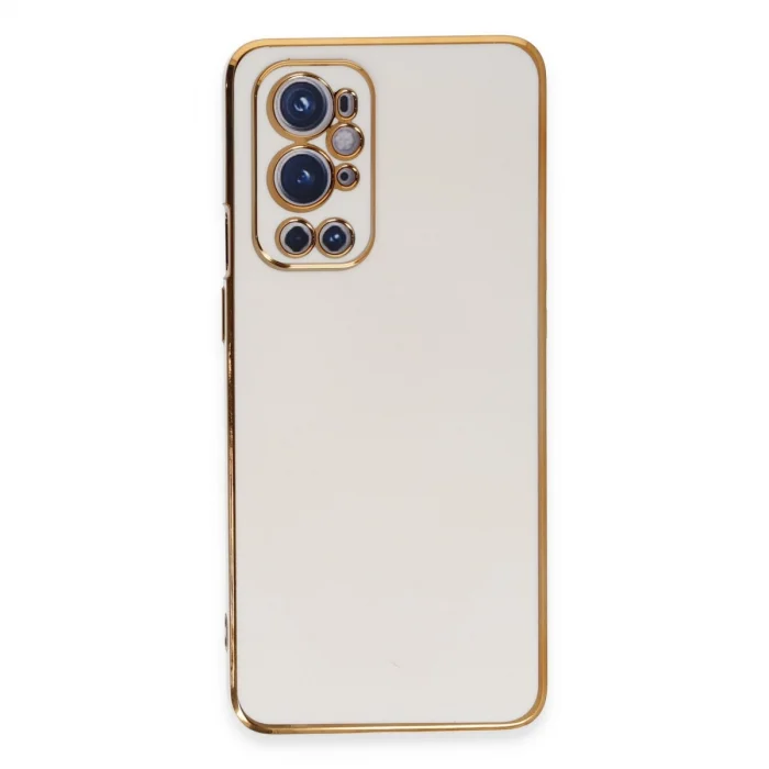 BUĞZ One Plus 9 Pro Kılıf Volet Silikon - Beyaz