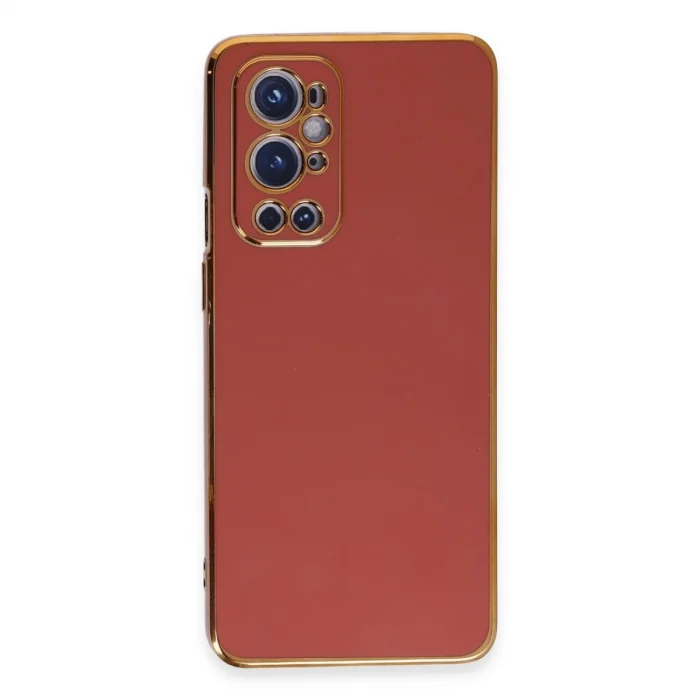 BUĞZ One Plus 9 Pro Kılıf Volet Silikon - Kırmızı