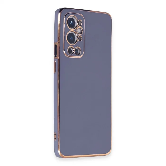 BUĞZ One Plus 9 Pro Kılıf Volet Silikon - Mavi