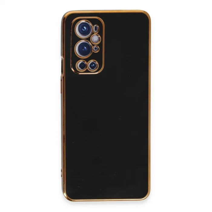 BUĞZ One Plus 9 Pro Kılıf Volet Silikon - Siyah