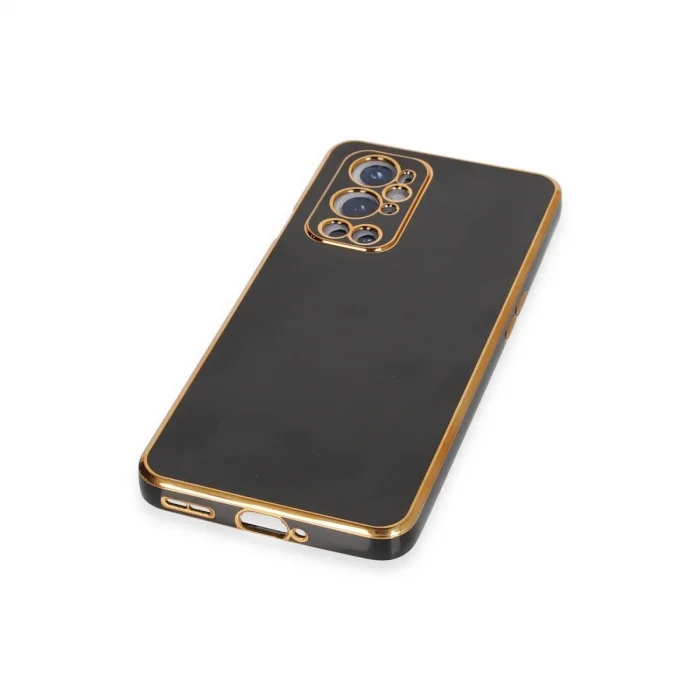 BUĞZ One Plus 9 Pro Kılıf Volet Silikon - Siyah