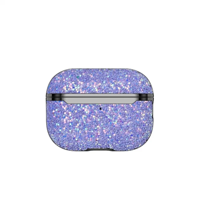 BUĞZ Onegif Airpods 2 (2.nesil) Bright Simli Airpods Kapak - Derin Mor