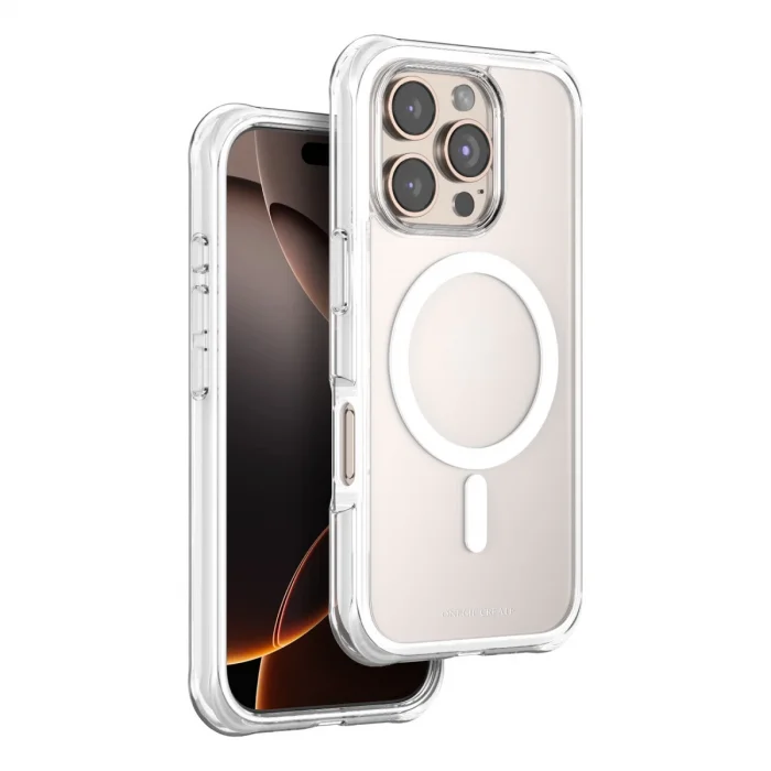 BUĞZ Onegif  İphone 16 Pro Max Hulk Magsafe Kapak - Beyaz