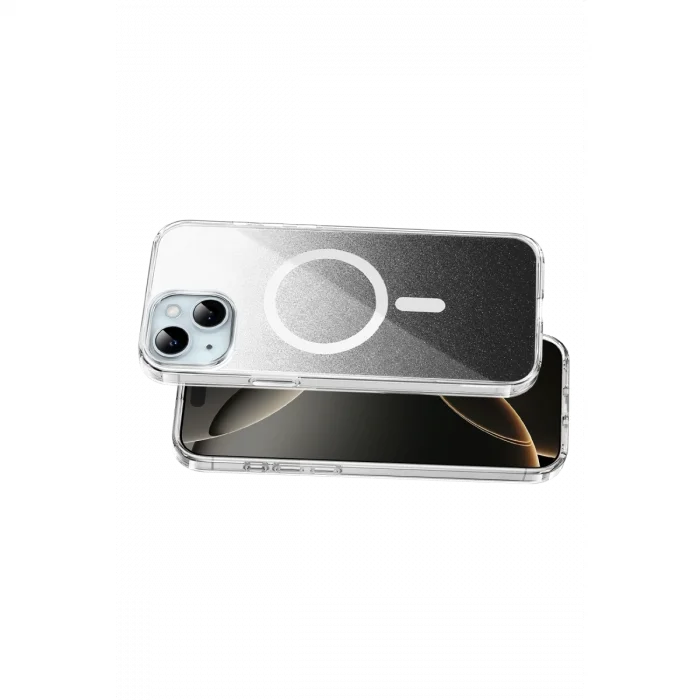 BUĞZ Onegif  İphone 15 Sora Simli Magsafe Kapak - Siyah