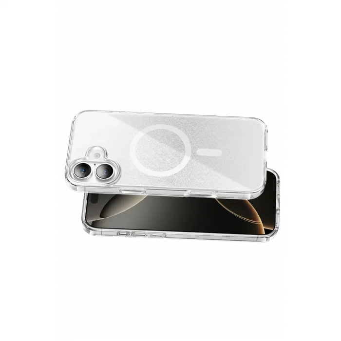 BUĞZ Onegif  İphone 16 Sora Simli Magsafe Kapak - Beyaz