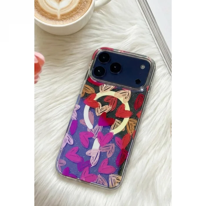 BUĞZ Onegif  İphone 17 Pro Max Desina Magsafe Kapak - Desen 6
