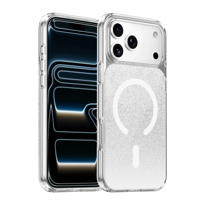 BUĞZ Onegif  İphone 17 Pro Max Sora Simli Magsafe Kapak - Beyaz