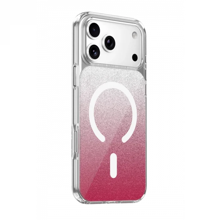 BUĞZ Onegif  İphone 17 Pro Max Sora Simli Magsafe Kapak - Kırmızı
