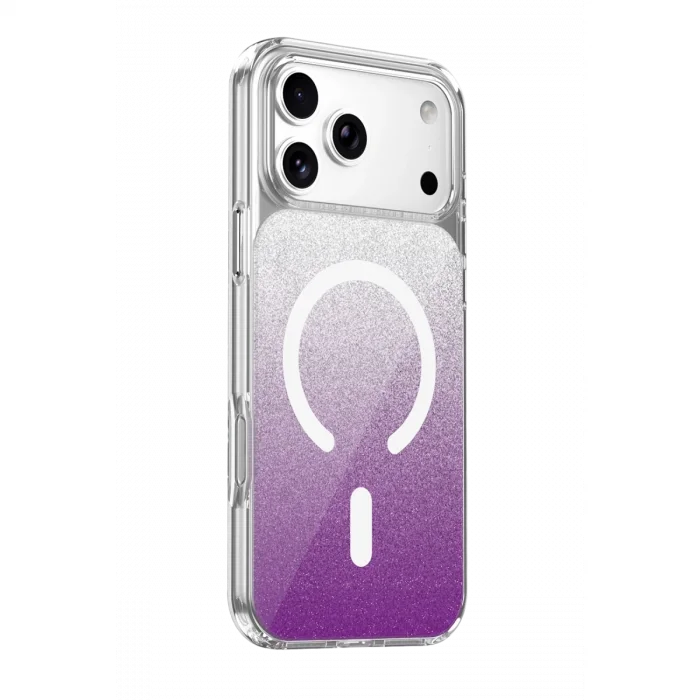 BUĞZ Onegif  İphone 17 Pro Sora Simli Magsafe Kapak - Mor