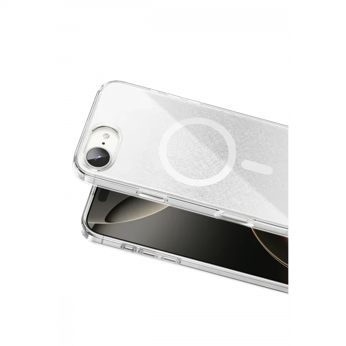 BUĞZ Onegif  İphone 17e Sora Simli Magsafe Kapak - Beyaz