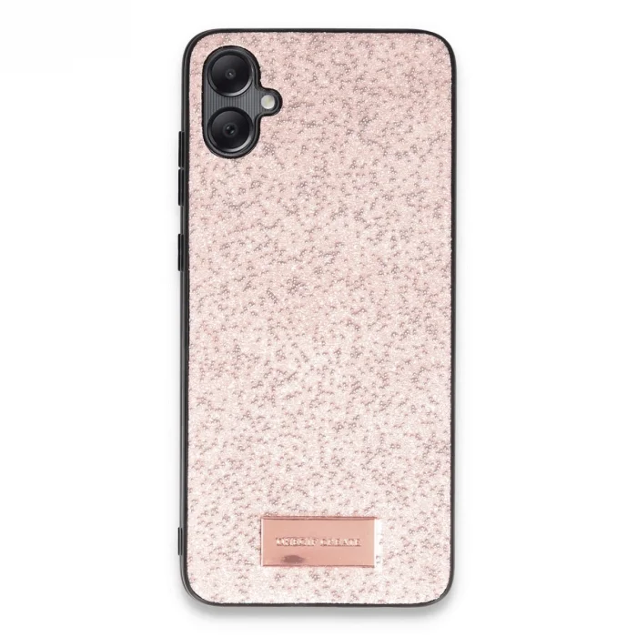 BUĞZ Onegif Samsung Galaxy A05 Bright Simli Kapak - Pembe