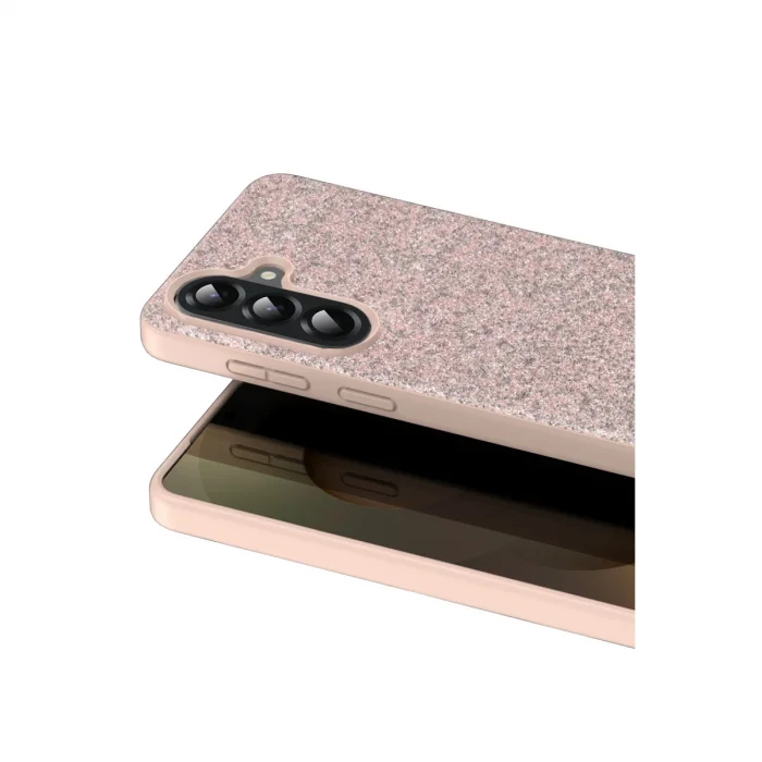 BUĞZ Onegif Samsung Galaxy A17 5g Bright Simli Kapak - Pembe