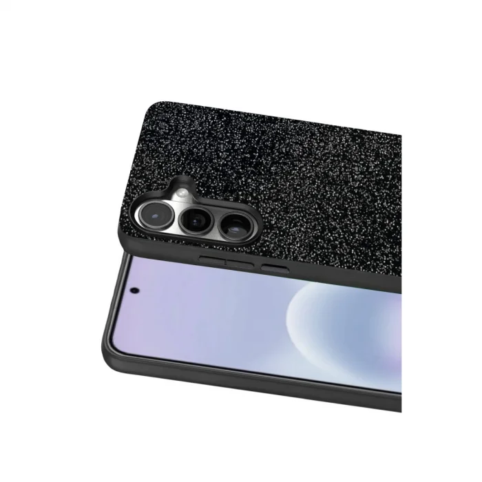 BUĞZ Onegif Samsung Galaxy A57 5g Bright Simli Kapak - Siyah