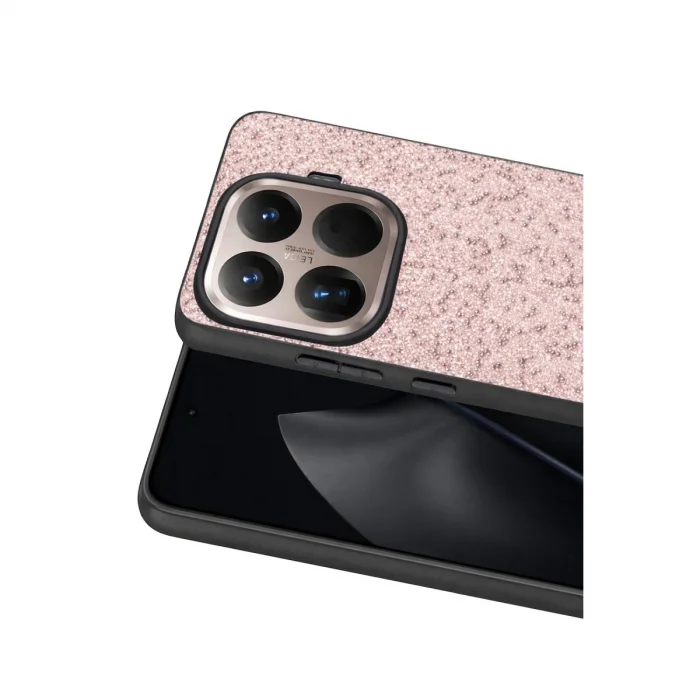 BUĞZ Onegif Xiaomi Mi 15t Pro Bright Simli Kapak - Pembe