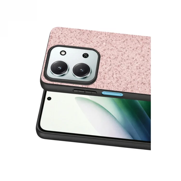 BUĞZ Onegif Xiaomi Redmi 15c 4g Bright Simli Kapak - Pembe