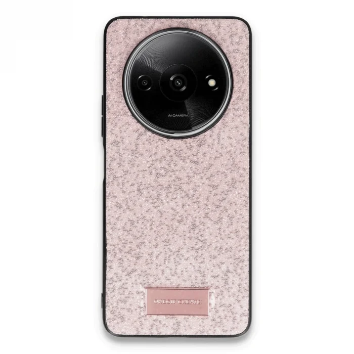 BUĞZ Onegif Xiaomi Redmi A3 4g Bright Simli Kapak - Pembe