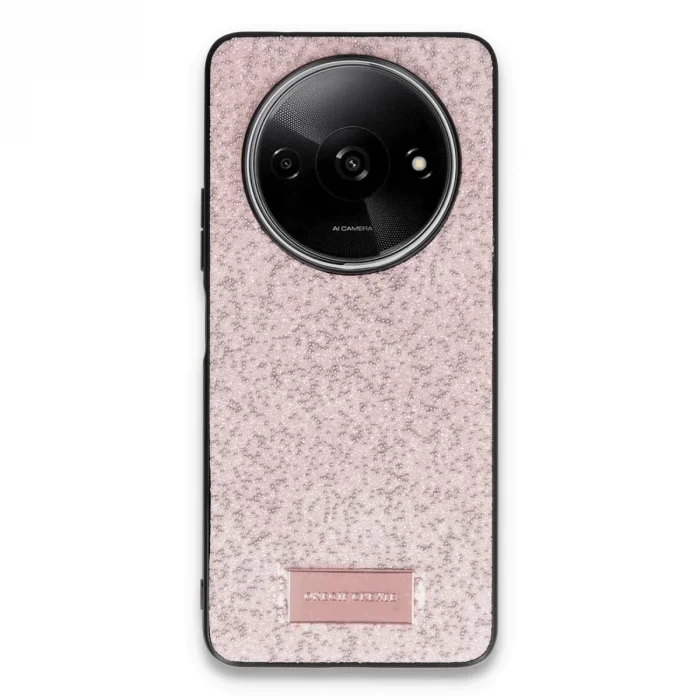 BUĞZ Onegif Xiaomi Redmi A3 4g Bright Simli Kapak - Pembe