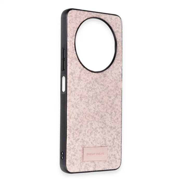 BUĞZ Onegif Xiaomi Redmi A3 4g Bright Simli Kapak - Pembe