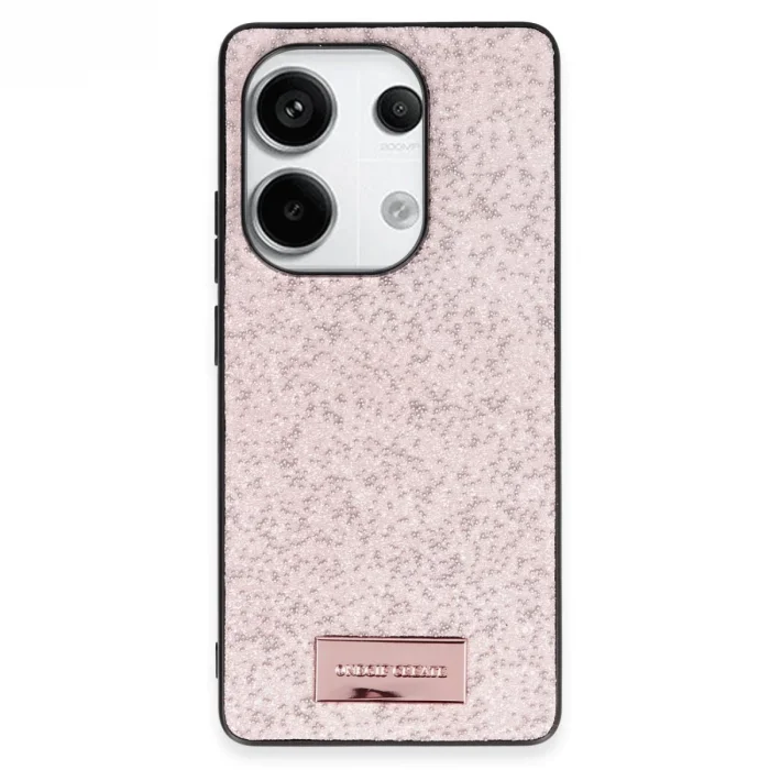 BUĞZ Onegif Xiaomi Redmi Note 13 Pro 4g Bright Simli Kapak - Pembe