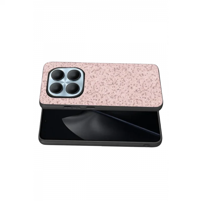 BUĞZ Onegif Xiaomi Redmi Note 15 Pro 5g Bright Simli Kapak - Pembe