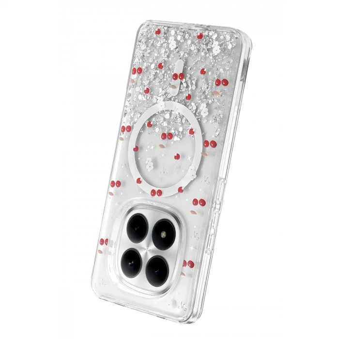 BUĞZ Onegif Xiaomi Redmi Note 15 Pro Plus 5g Misk Simli Magsafe Kapak - Desen 5