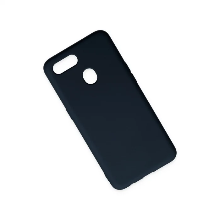 BUĞZ Oppo A12 Kılıf Nano İçi Kadife Silikon - Lacivert