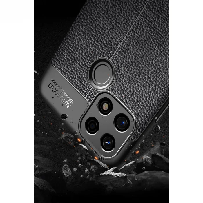 BUĞZ Oppo A15 Kılıf Auto Focus Kapak - Kırmızı