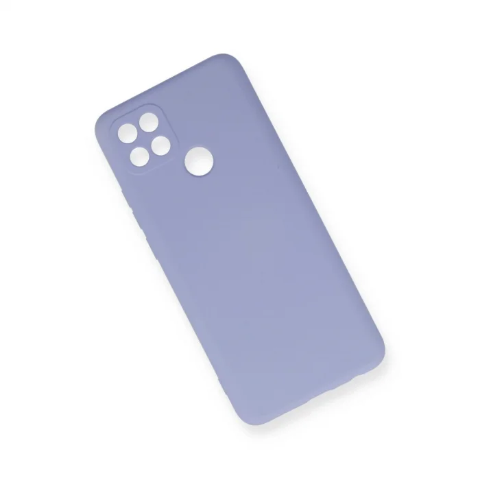 BUĞZ Oppo A15 Kılıf Nano İçi Kadife Silikon - Lila