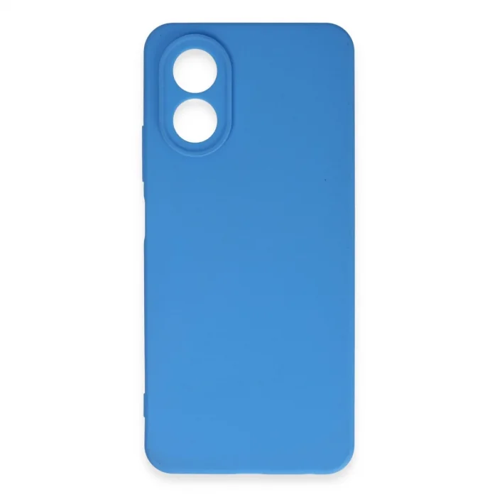 BUĞZ Oppo A38 Kılıf First Silikon - Mavi