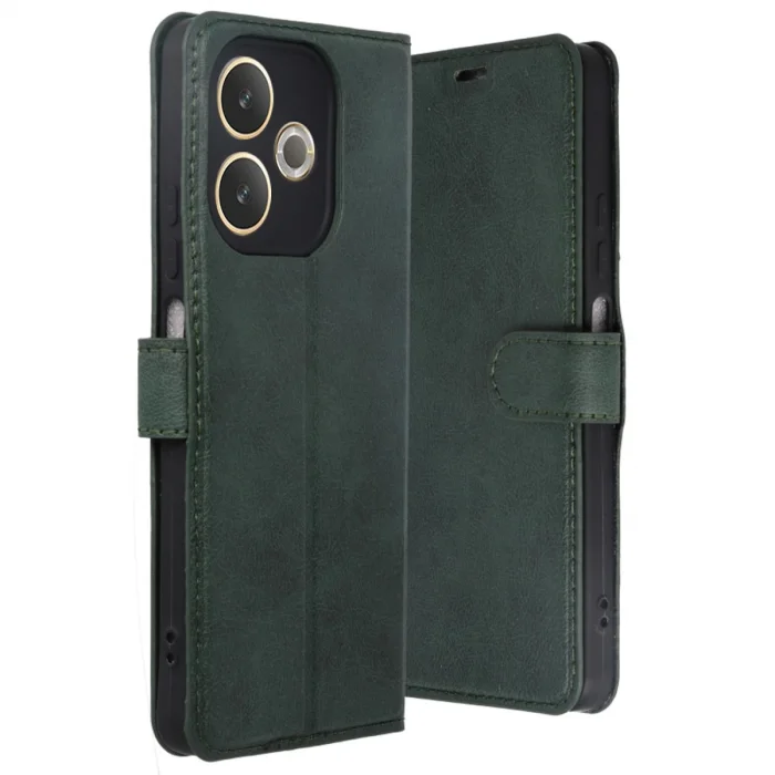 BUĞZ Oppo A5 Pro 4g Trend S Plus Kapaklı Kılıf - Yeşil