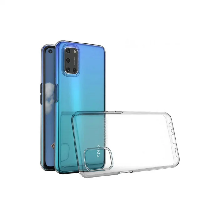 BUĞZ Oppo A52 Kılıf Lüx Şeffaf Silikon