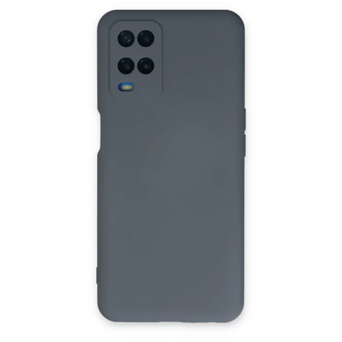 BUĞZ Oppo A54 4g Kılıf Nano İçi Kadife Silikon - Gri