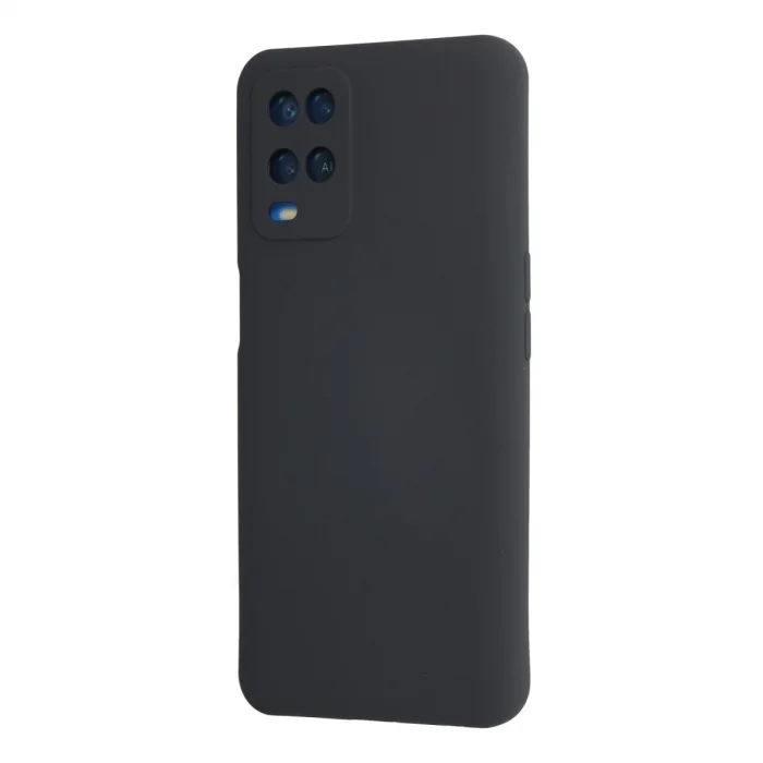 BUĞZ Oppo A54 4g Kılıf Nano İçi Kadife Silikon - Lacivert