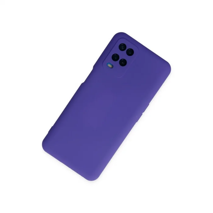 BUĞZ Oppo A54 4g Kılıf Nano İçi Kadife Silikon - Mor