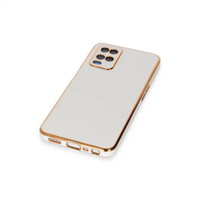 BUĞZ Oppo A54 4g Kılıf Volet Silikon - Beyaz