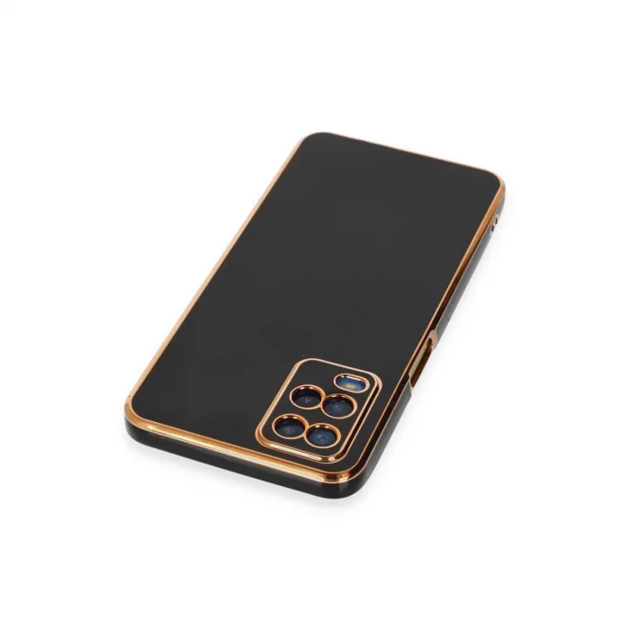 BUĞZ Oppo A54 4g Kılıf Volet Silikon - Siyah