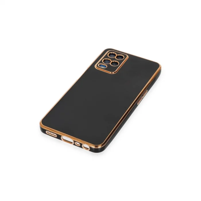 BUĞZ Oppo A54 4g Kılıf Volet Silikon - Siyah