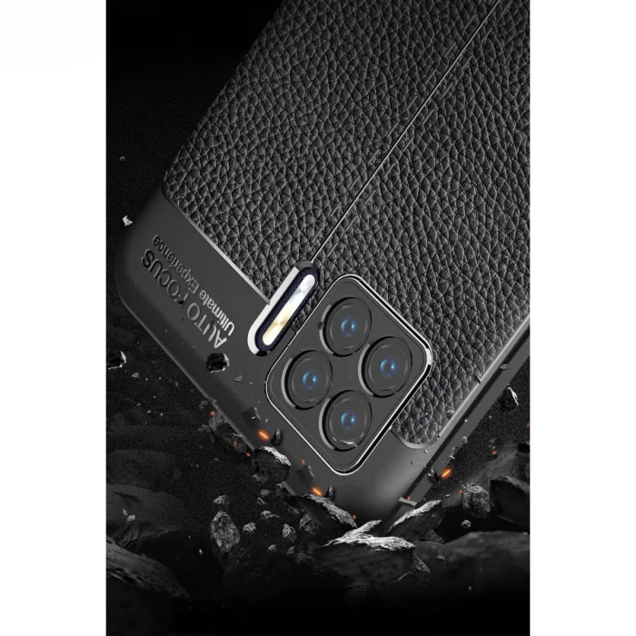 BUĞZ Oppo A73 Kılıf Auto Focus Kapak - Kırmızı