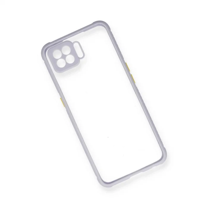 BUĞZ Oppo A73 Kılıf Miami Şeffaf Silikon - Lila