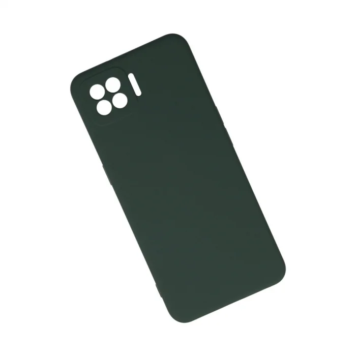 BUĞZ Oppo A73 Kılıf Nano İçi Kadife Silikon - Koyu Yeşil