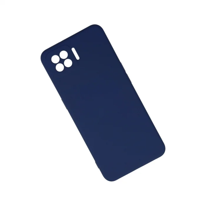 BUĞZ Oppo A73 Kılıf Nano İçi Kadife Silikon - Lacivert