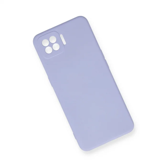 BUĞZ Oppo A73 Kılıf Nano İçi Kadife Silikon - Lila