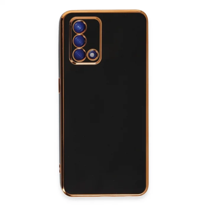 BUĞZ Oppo A74 4g Kılıf Volet Silikon - Siyah