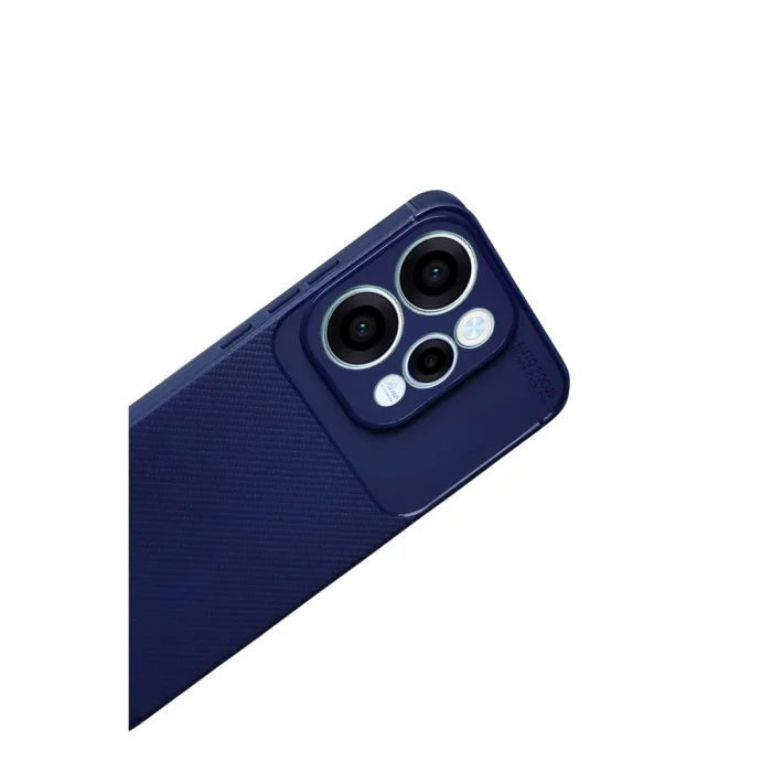BUĞZ Oppo Reno 15 Auto Focus Karbon Kapak - Lacivert