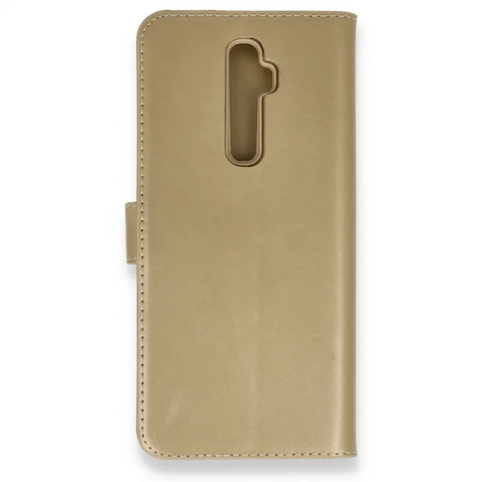 BUĞZ Oppo Reno 2z Kılıf Trend S Plus Kapaklı Kılıf - Gold