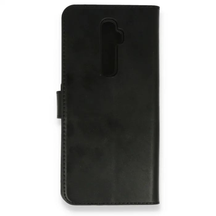 BUĞZ Oppo Reno 2z Kılıf Trend S Plus Kapaklı Kılıf - Siyah