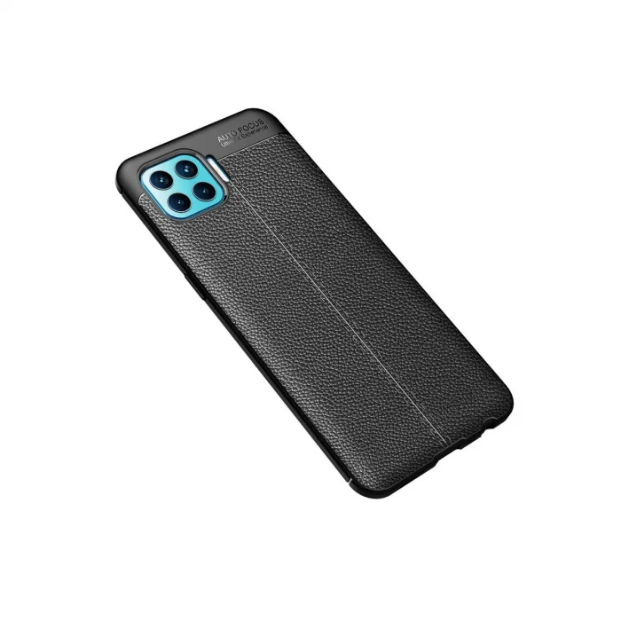 BUĞZ Oppo Reno 4 Lite Kılıf Auto Focus Kapak - Siyah